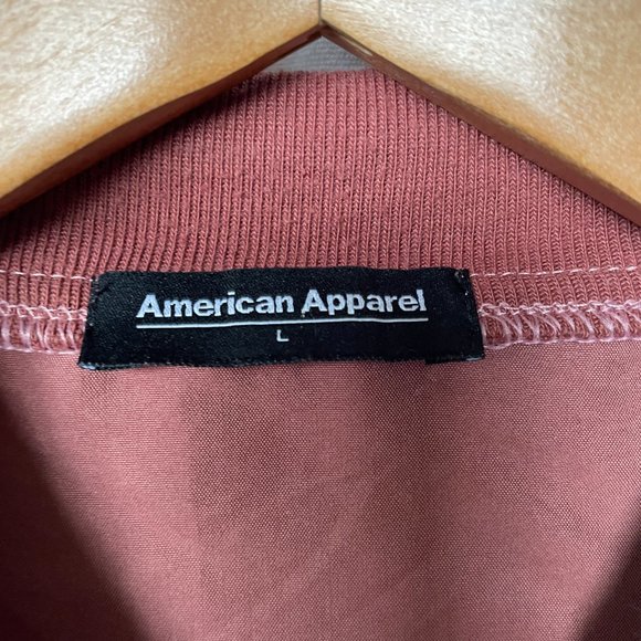 American Apparel Amelia Bomber Lightweight Bomber Jacket - Picture 4 of 6